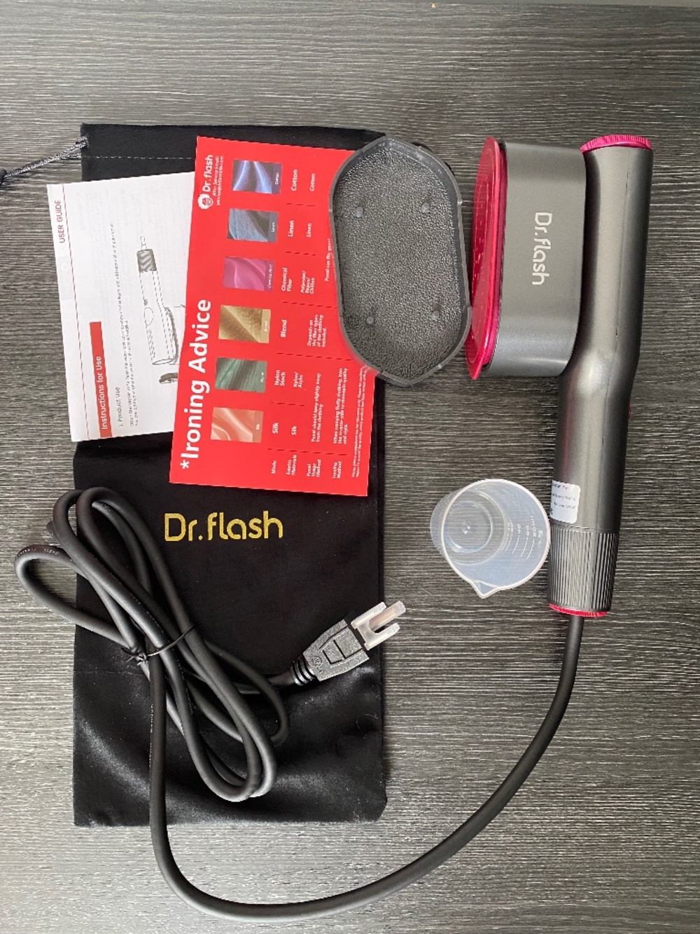 Dr. Flash Handheld Garment Steamer Iron 1200W Portable Open Box